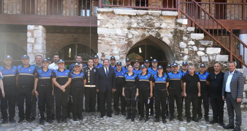 Milas Belediye Başkanı Fevzi Topuz 1-7 Eylül Zabıta Haftası dolayısıyla