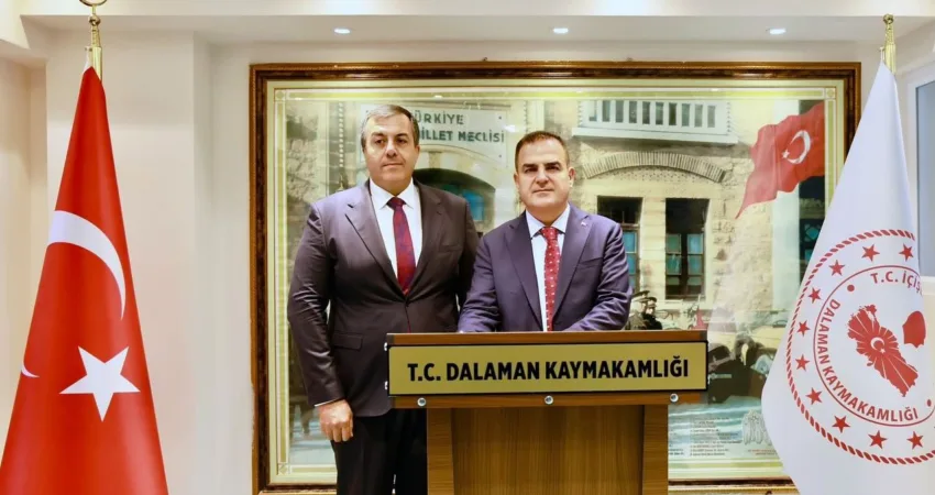 Muğla Valisi Dr. İdris Akbıyık Dalaman Kaymakamı Mesut Yakuta, Dalaman