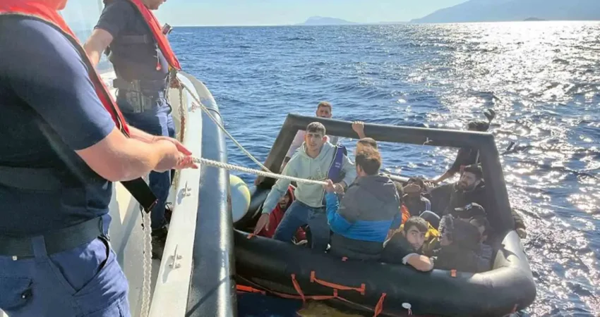 Muğla’nın Datça ilçesi açıklarında Yunanistan sahil güvenlik Unsurları tarafından Türk