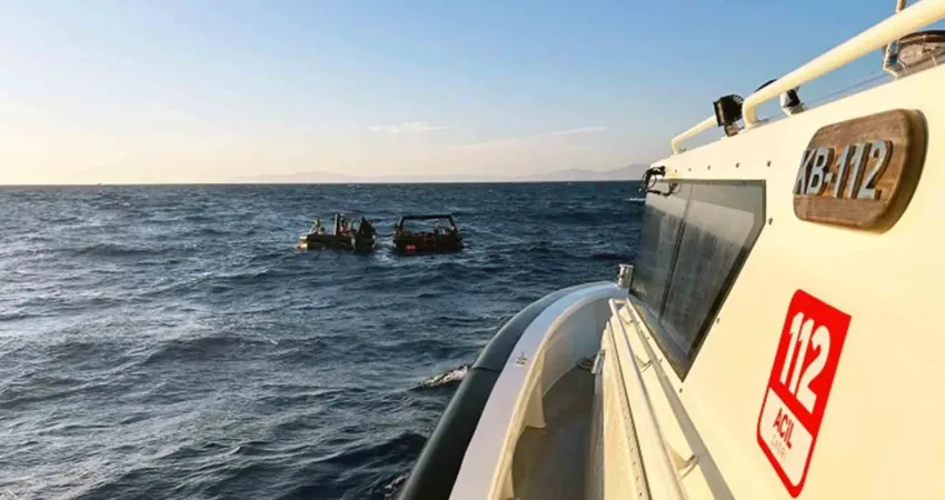 Muğla’nın Datça ilçesi açıklarında Yunanistan sahil güvenlik unsurları tarafından can