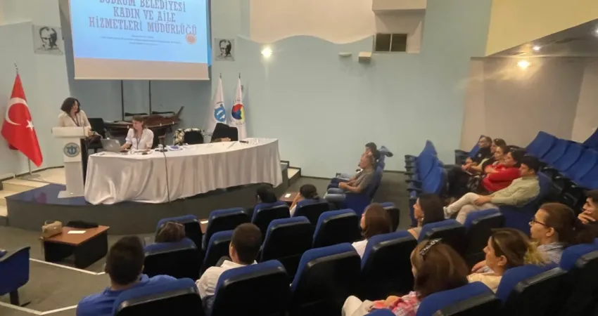 Bodrum Belediyesi tarafından düzenlenen “Toplumsal Cinsiyet Eşitliği ve Şiddet Farkındalığı”
