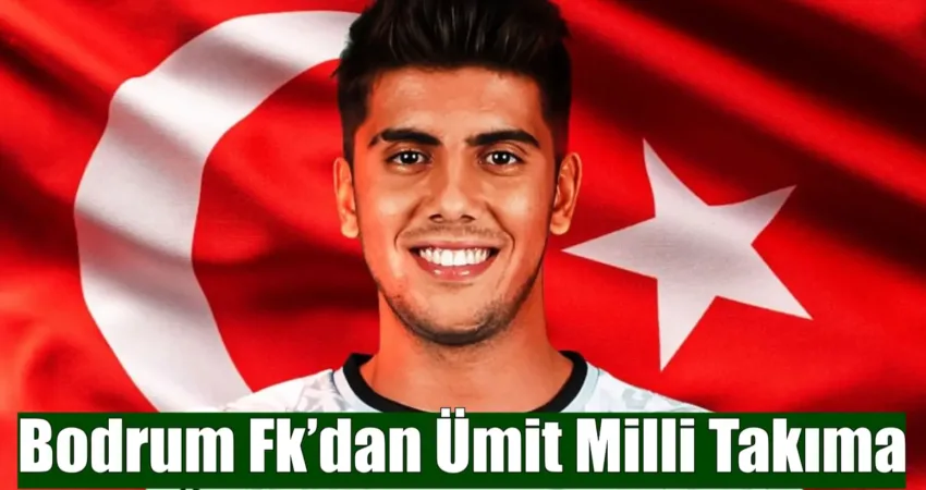 Bodrum FK forması giyen genç futbolcu Ege Bilsel, Türkiye Ümit