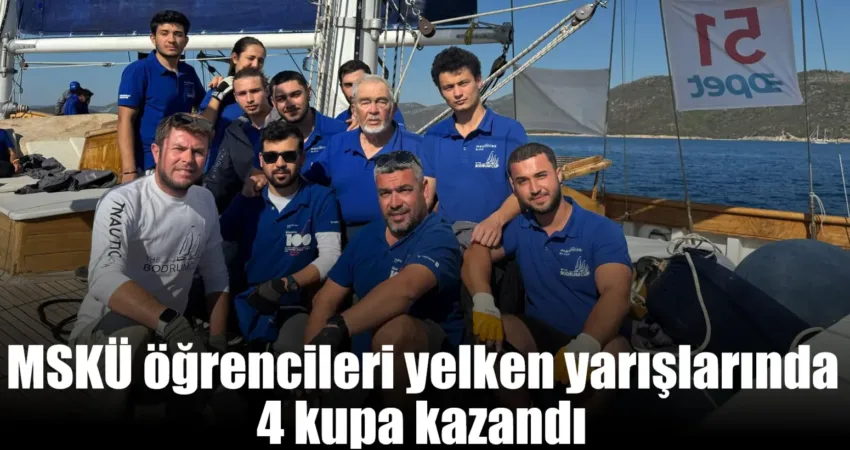 MSKÜ Bodrum Denizcilik Meslek Yüksekokulu Yat Kaptanlığı Programı öğrencileri, bu