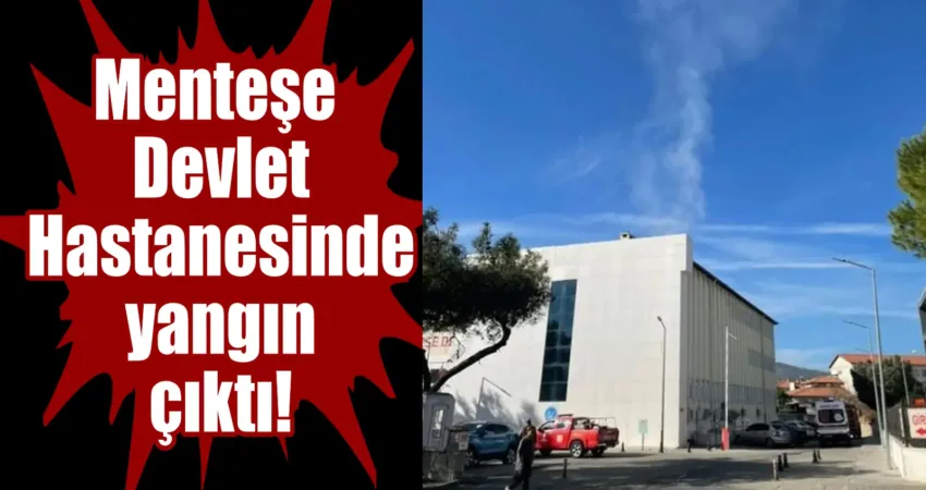 Muğla’nın Menteşe ilçesinde bulunan Menteşe Devlet Hastanesi’nde yangın paniği yaşandı.