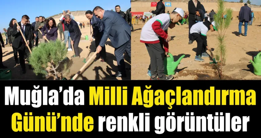 11 Kasım Milli Ağaçlandırma Günü dolayısıyla, Türkiye genelinde olduğu gibi