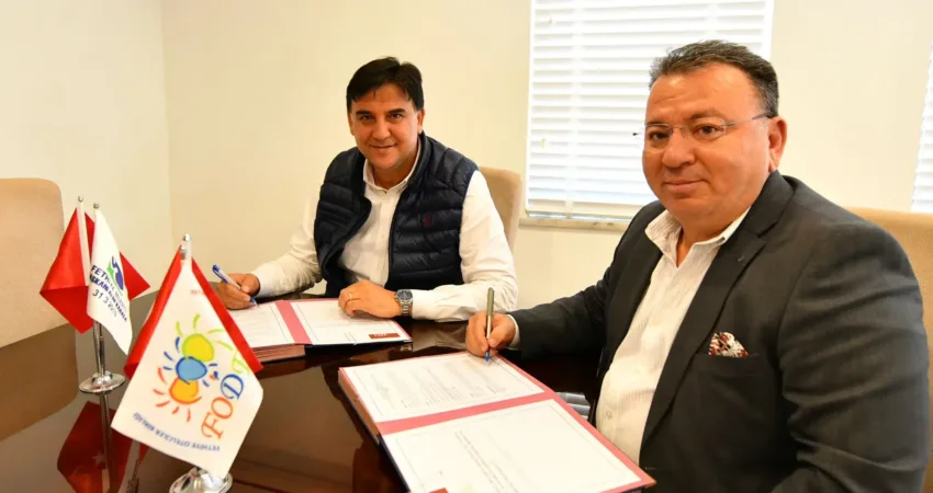 Fethiye Belediyesi ve Fethiye Otelciler Birliği arasında protokol imzalandı. Fethiye’deki