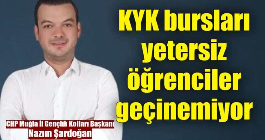 CHP Muğla İl Gençlik Kolları Başkanı Nazım Şardoğan, 13 ilçe