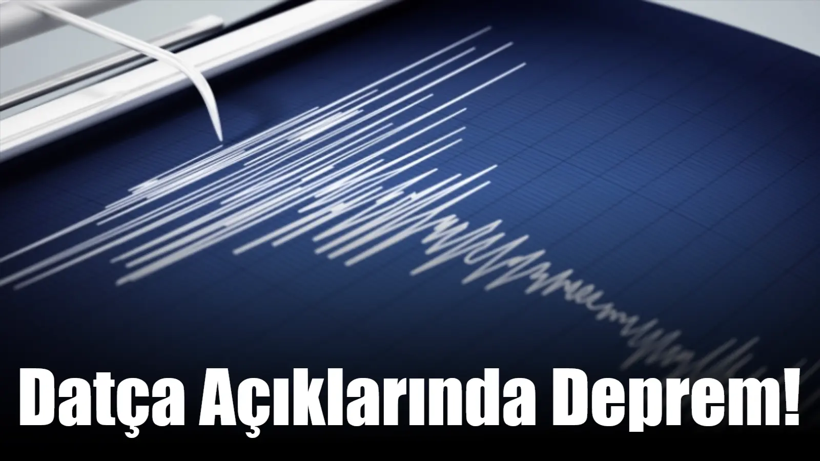 Muğla'nın Datça ilçesi açıklarında 4,1 büyüklüğünde deprem meydana geldi.