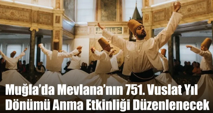 Konya Türk Tasavvuf Müziği Topluluğu eşliğinde, Mevlana’nın ölümünün 751. Vuslat