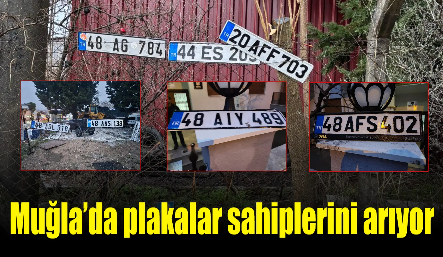 Muğla'da etkili olan sağanak yağış, hayatı olumsuz etkiledi. Yolda mahsur