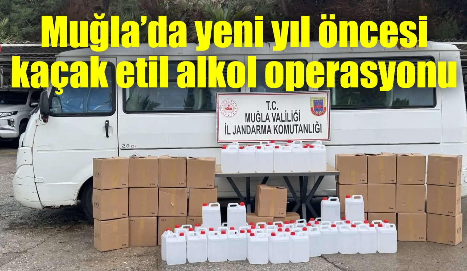 Muğla İl Jandarma Komutanlığı ekipleri, yeni yıl öncesinde piyasaya sahte