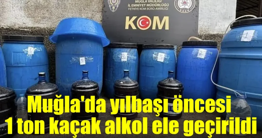 Yılbaşı öncesi Emniyet Genel Müdürlüğü KOM Daire Başkanlığınca sürdürülen kaçak