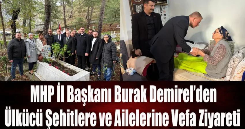 Milliyetçi Hareket Partisi (MHP) Muğla İl Başkanı Burak Demirel, görevine