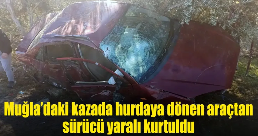 Muğla’nın Yatağan ilçesi Yeşilbağcılar yolu Yeniköy mevkiinde meydana gelen trafik