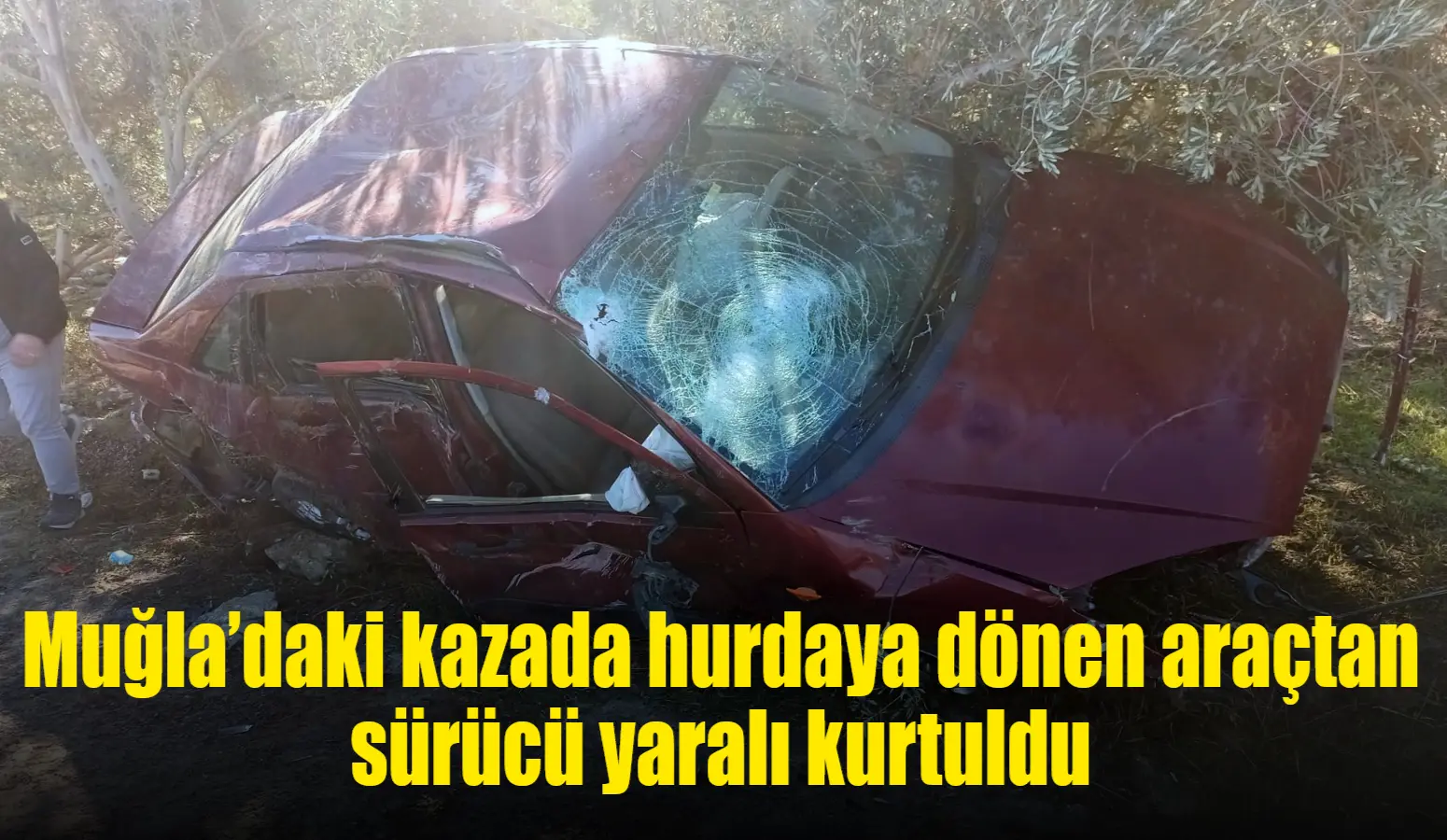 Muğla’nın Yatağan ilçesi Yeşilbağcılar yolu Yeniköy mevkiinde meydana gelen trafik