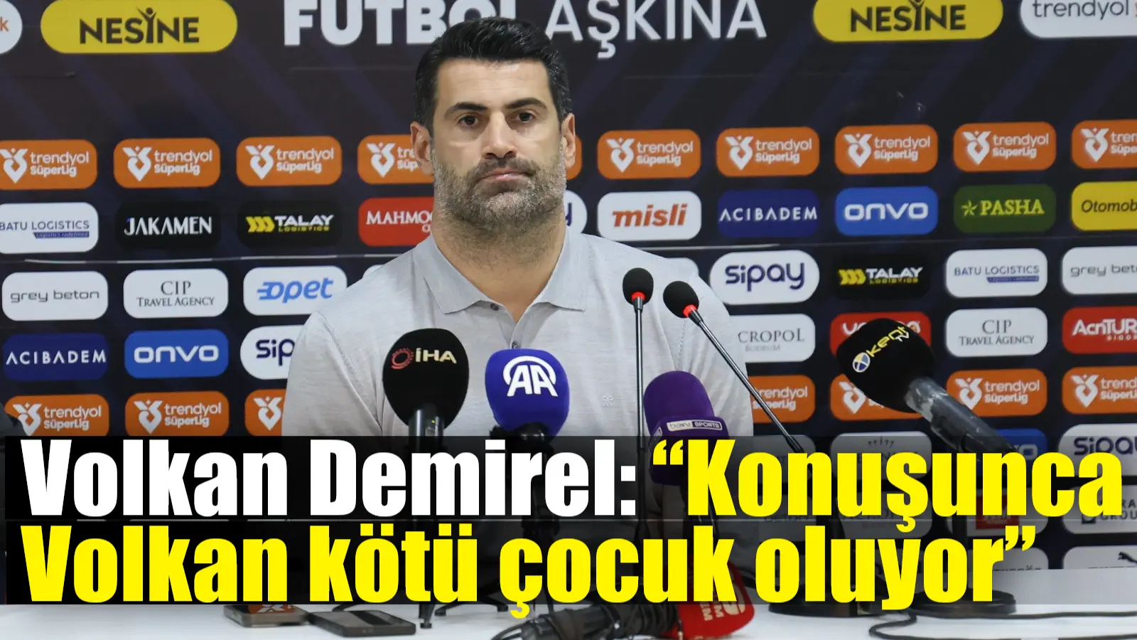 Bodrum FK Teknik Direktörü Volkan Demirel, Kayserispor maçının ardından yaptığı
