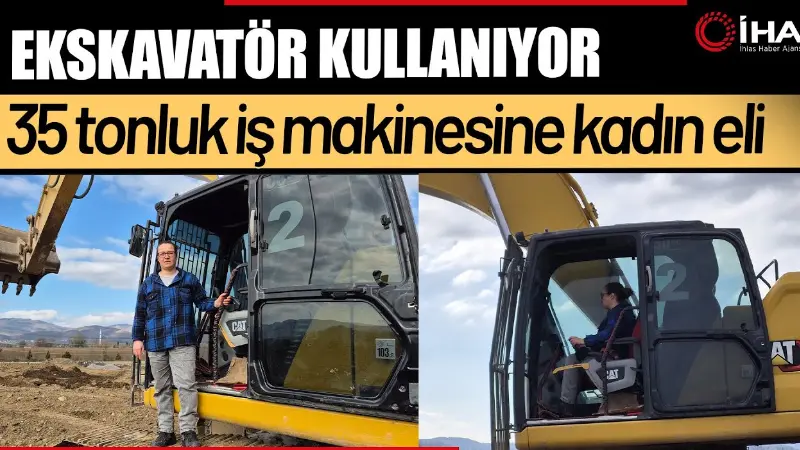 Düzce'de yaşayan 45 yaşındaki Nagehan Yavuz, erkeklerin bile zorlandığı dev