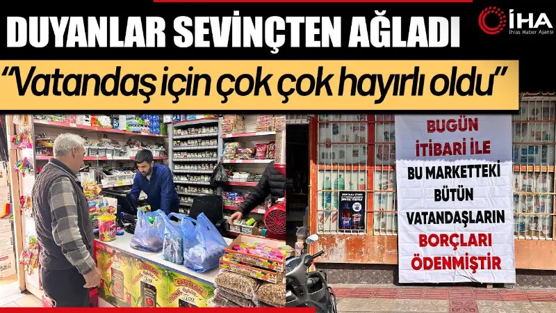 Hatay'ın İskenderun ilçesinde, kimliği belirsiz bir hayırsever, depremzede 400 vatandaşın