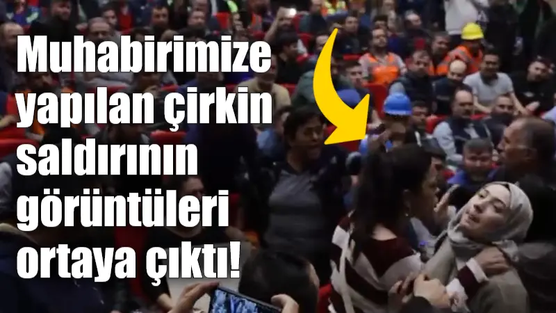 Muğla'da bir sendika toplantısında görevini yapan gazeteci, sendika üyeleri tarafından