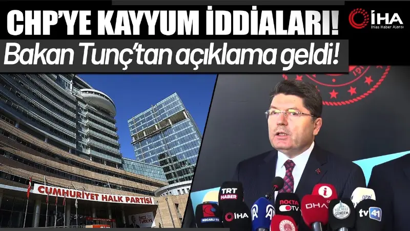 Adalet Bakanı Tunç, sosyal medyada kimin tutuklanıp kimin serbest kalacağına