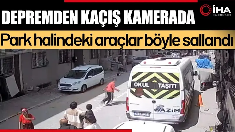 İstanbul'da 6.2 büyüklüğünde meydana gelen deprem sırasında Esenyurt'ta evlerinde bulunan