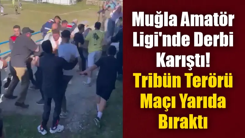 Muğla 2. Amatör Ligi'nde Gümüşlük İdmanyurdu ile Yarımada FK arasındaki