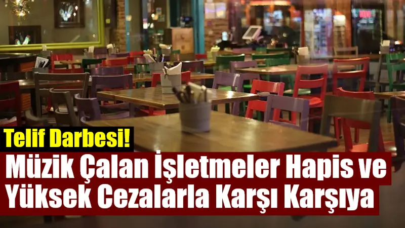 İşletmelerde çalan müzik için metrekare başına 6 bin TL telif