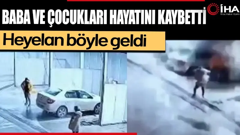 Samsun'da meydana gelen elim heyelan faciasının dehşet verici anları, dağdan