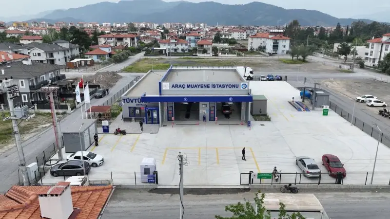Muğla’nın Ortaca ilçesinde yapımı geçen yıl başlayan TÜVTÜRK Araç Muayene