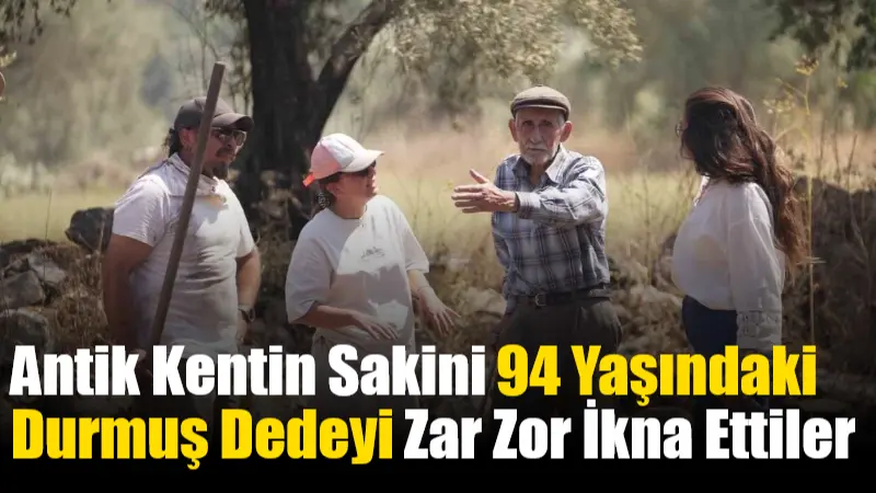 Muğla'nın Yatağan ilçesindeki Stratonikeia Antik Kenti yakınlarında çıkan zirai yangın
