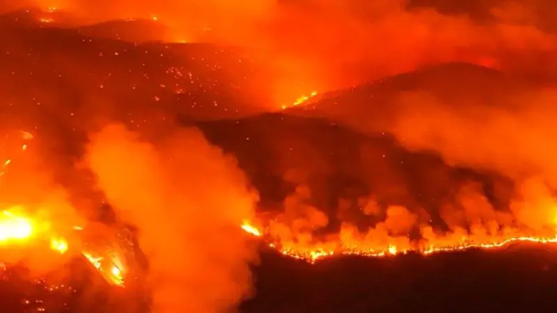 Orhaneli ve Harmancık ilçeleri arasında 26 Temmuz’da başlayan orman yangını