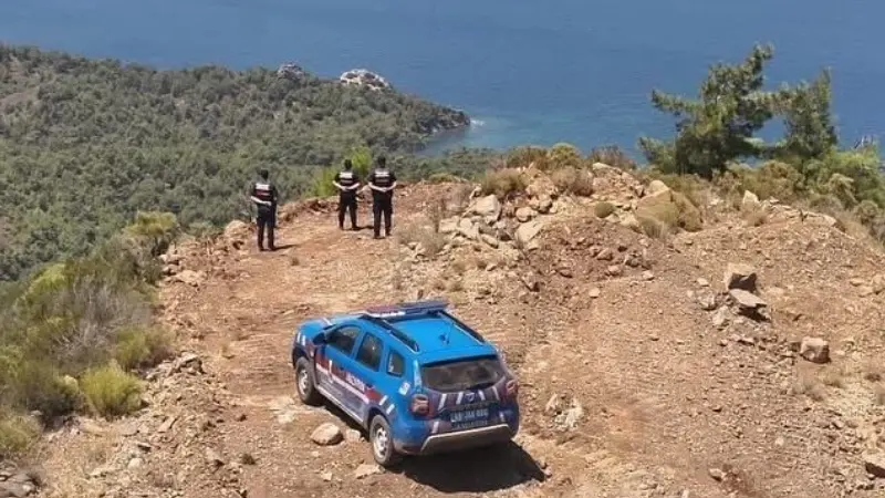 Datça’da orman yangınlarına karşı 7/24 nöbet ve çalışmalar sürerken, Kaymakam
