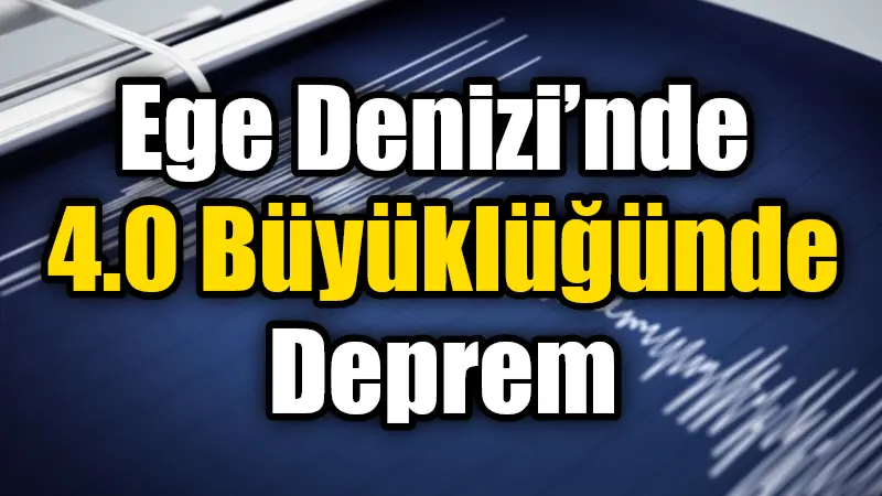 AFAD verilerine göre, Ege Denizi’nde Girit Adası açıklarında 4.0 büyüklüğünde