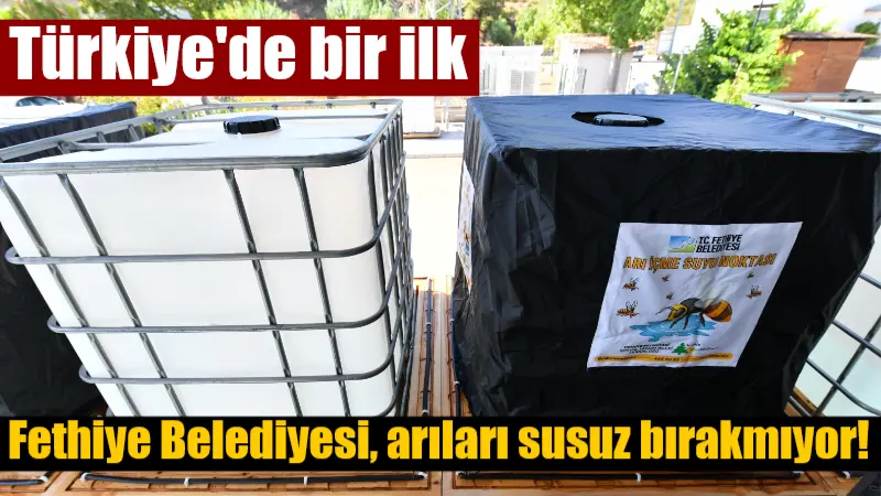 Fethiye Belediyesi, arıcılara destek olmak amacıyla Türkiye'de bir ilk olan