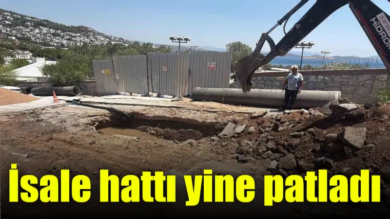 Muğla’nın Bodrum ilçesinde ana isale hattında patlama yaşandı. Patlama sonrası