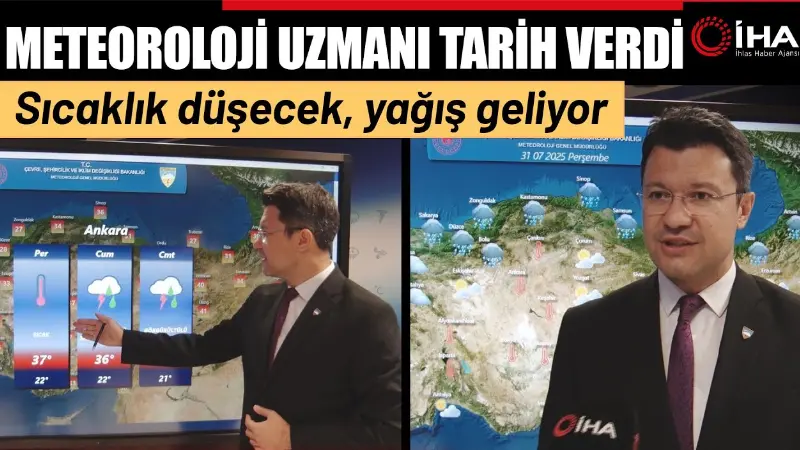 Meteoroloji uzmanı Fevzi Burak Tekin'in açıklamasına göre, mevsim normallerinin üzerinde