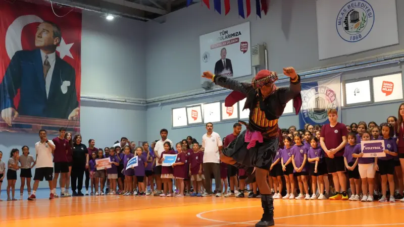 Milas Belediyesi Spor Kulübü’nün Yaz Spor Okulları, Atatürk Spor Kompleksi’nde