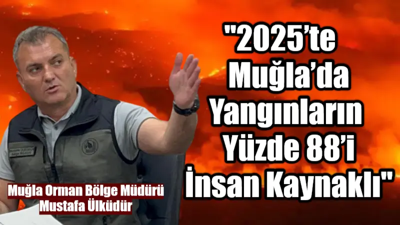  Muğla Orman Bölge Müdürü Mustafa Ülküdür, Valilik toplantısında 2025 yılı