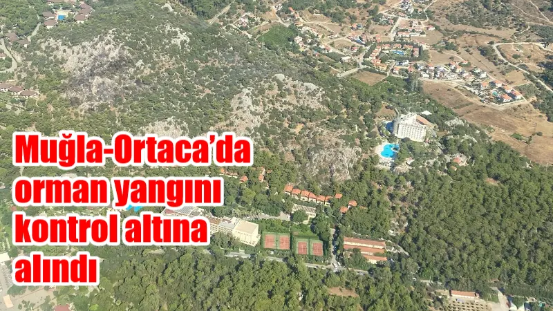 Muğla’nın Ortaca ilçesi Sarıgerme Mahallesi’nde sabah saatlerinde tarım arazisinde çıkan