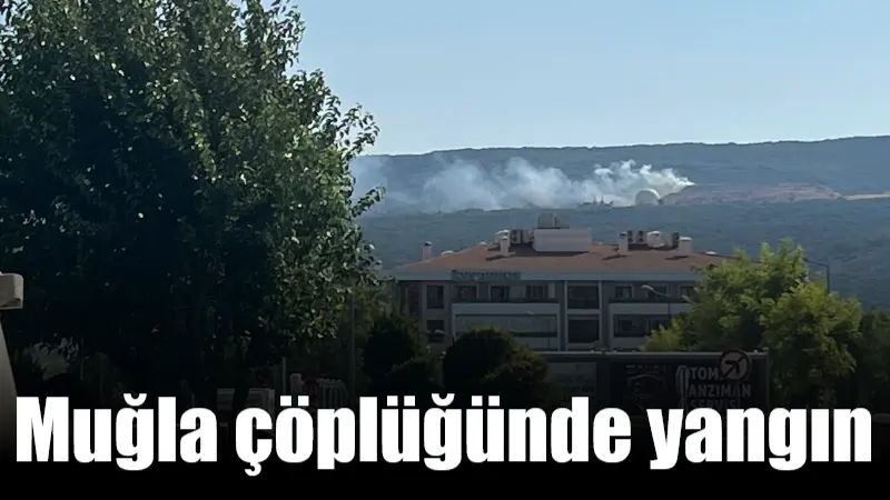 Muğla’nın Menteşe ilçesinde bulunan çöp deposu ve geri dönüşüm tesislerinde
