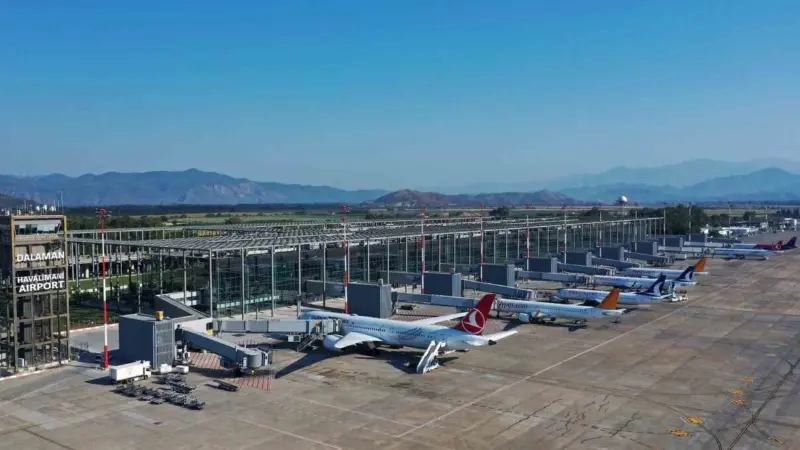 Muğla'nın Dalaman ve Milas-Bodrum Havalimanları, Haziran ayında toplamda 1 milyon