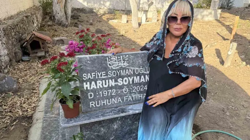 Ünlü sanatçı Safiye Soyman, Muğla'nın Bodrum ilçesindeki Gündoğan Mezarlığı'nda, geçen