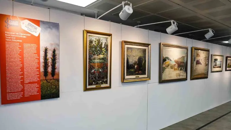 Türkiye İş Bankası Sanat Eserleri Koleksiyonu’ndan derlenen "Hocalar ve Öğrenciler"