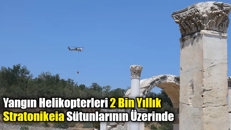 Muğla’nın Yatağan ilçesinde çıkan orman yangınına müdahale sürerken, alevlerin hemen