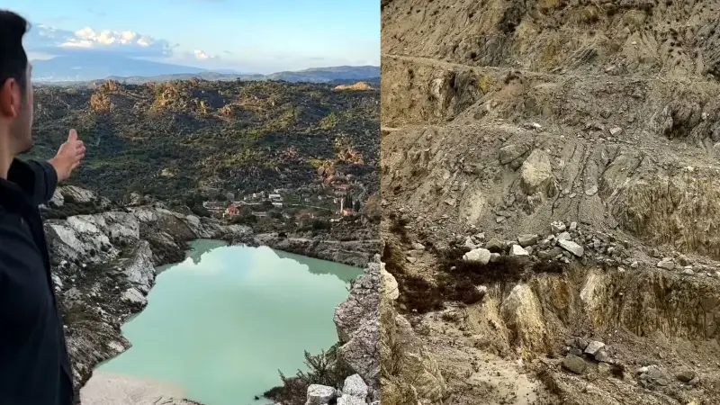 Aydın ve Muğla sınırındaki Latmos (Beşparmak) Dağları’nda artan taş ve