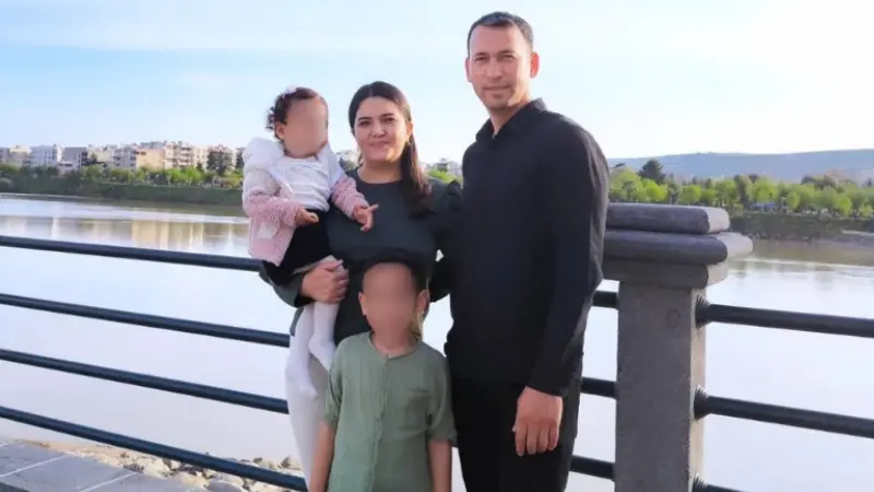 Şırnak'ta görevli Çevik Kuvvet polisi Coşkun Söylemez, Denizli'de izindeyken eşi