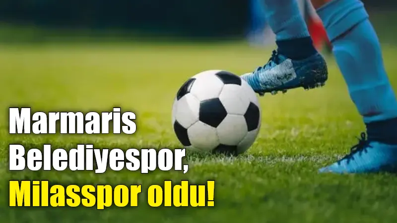 Marmaris Belediyespor, TFF yönetmeliği gereği ismini değiştiremediği için bu sezon