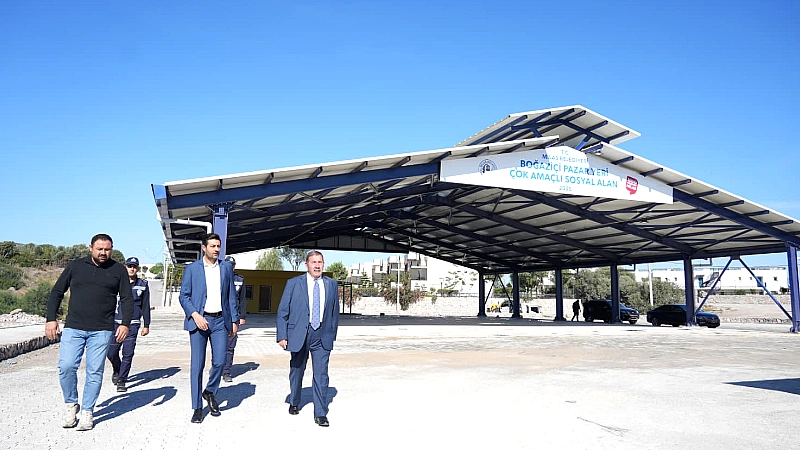 Milas Belediyesi tarafından Boğaziçi Mahallesi’nde yapım çalışmaları tamamlanan Çok Amaçlı
