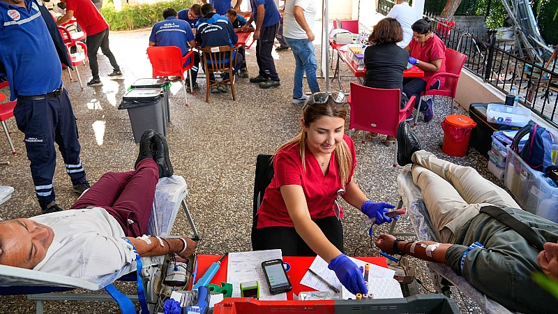 Fethiye Ticaret ve Sanayi Odası (FTSO) tarafından başlatılan kan bağışı