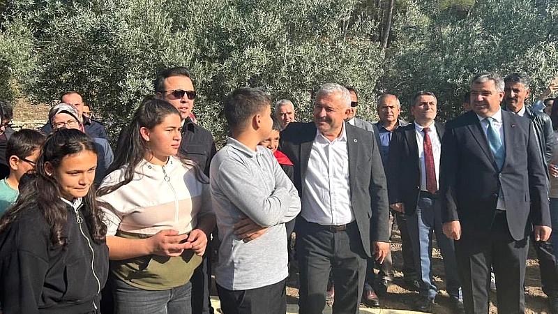 Kavaklıdere’nin Derebağ Mahallesi’nde bulunan Hyllarima Antik Kenti’nde düzenlenen Zeytin Hasat